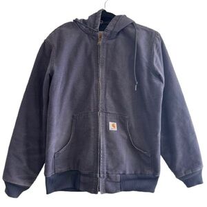Carhartt Active Jacket Washed Duck Insulated Quilted Lining Workwear WJ130 COA